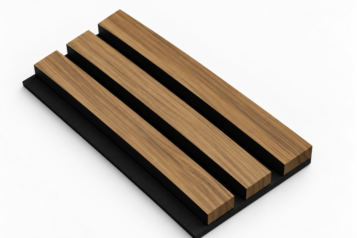Muster - Holzfurnier - Teak MDF