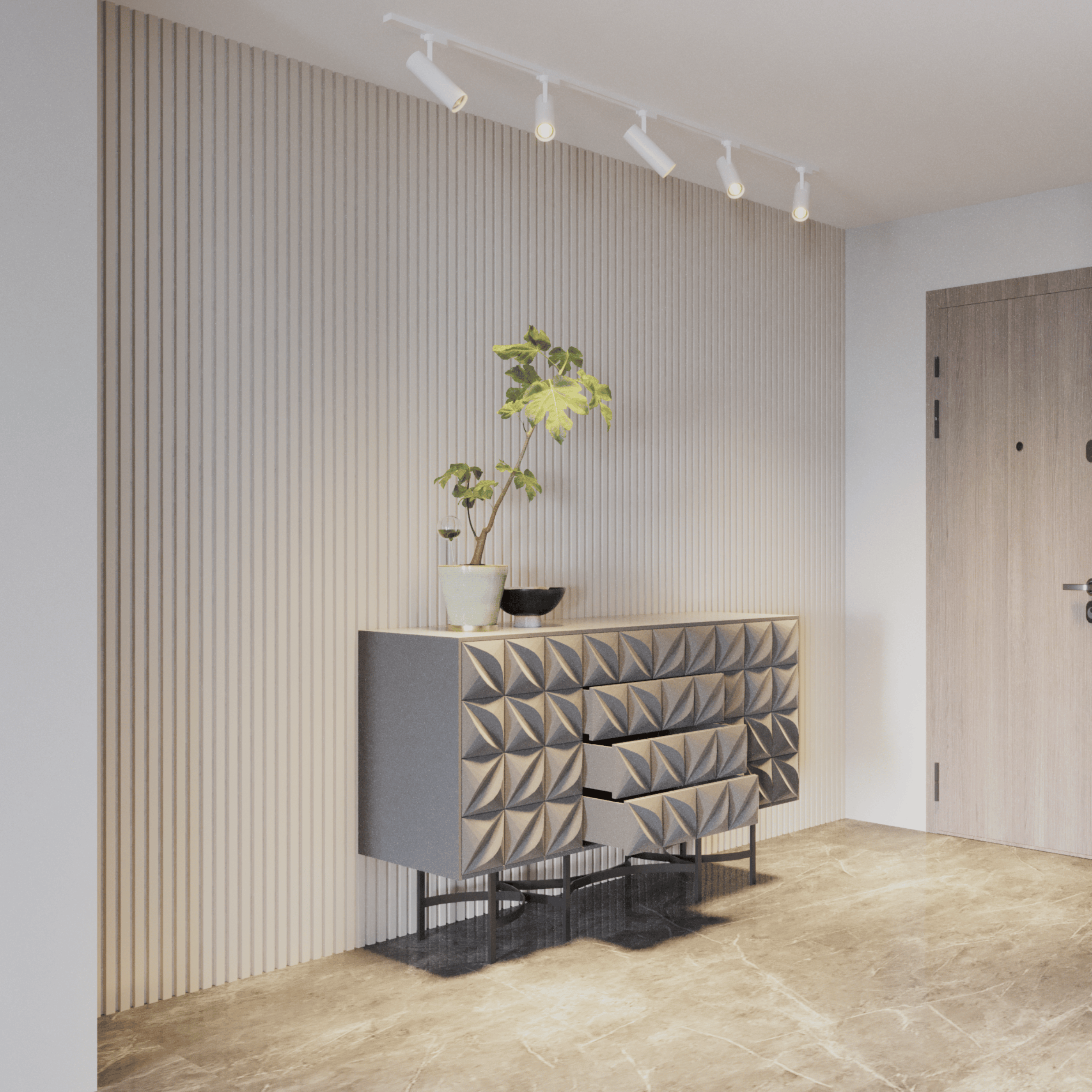 Akustikpaneele 280cm - Standard - Beige