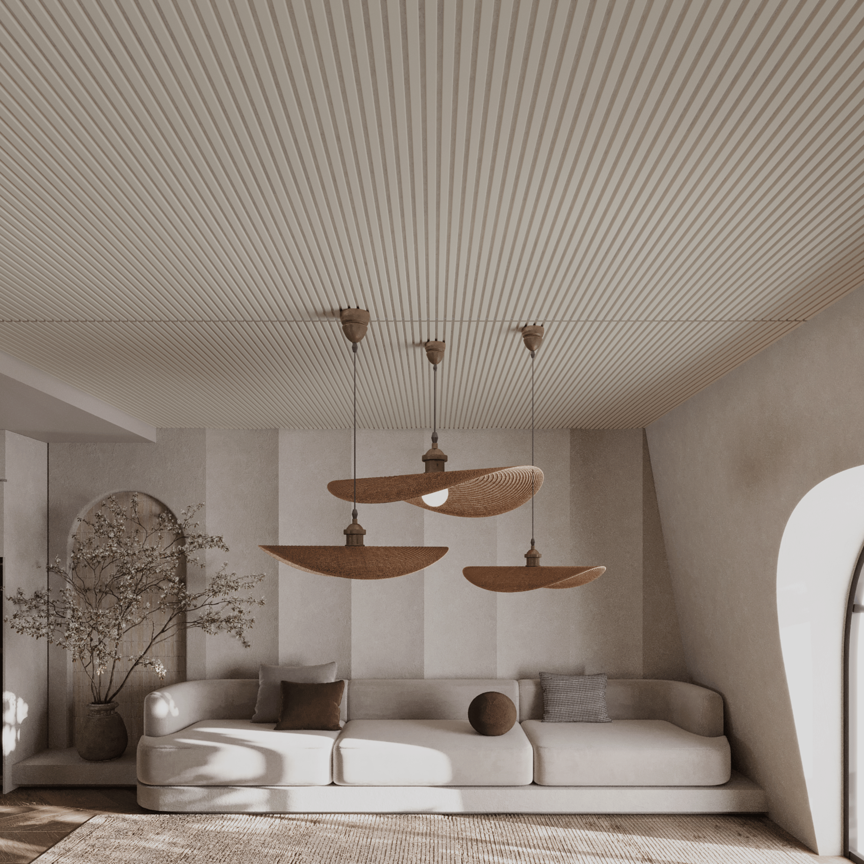 Akustikpaneele 280cm - Standard - Beige