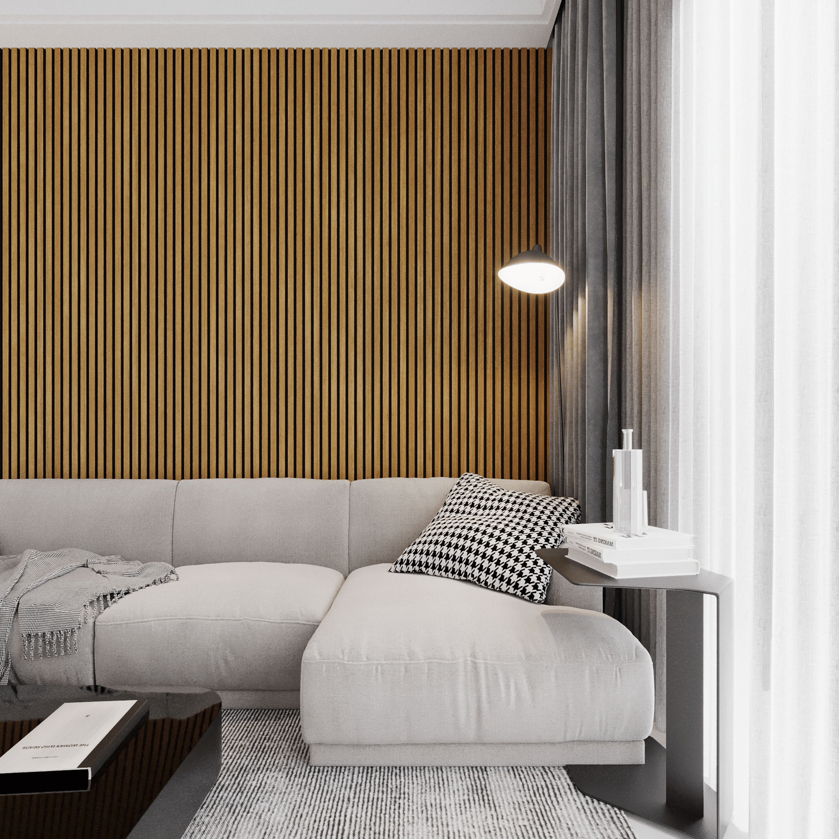 Akustikpaneele 280 cm – Standard – Rustikale Eiche