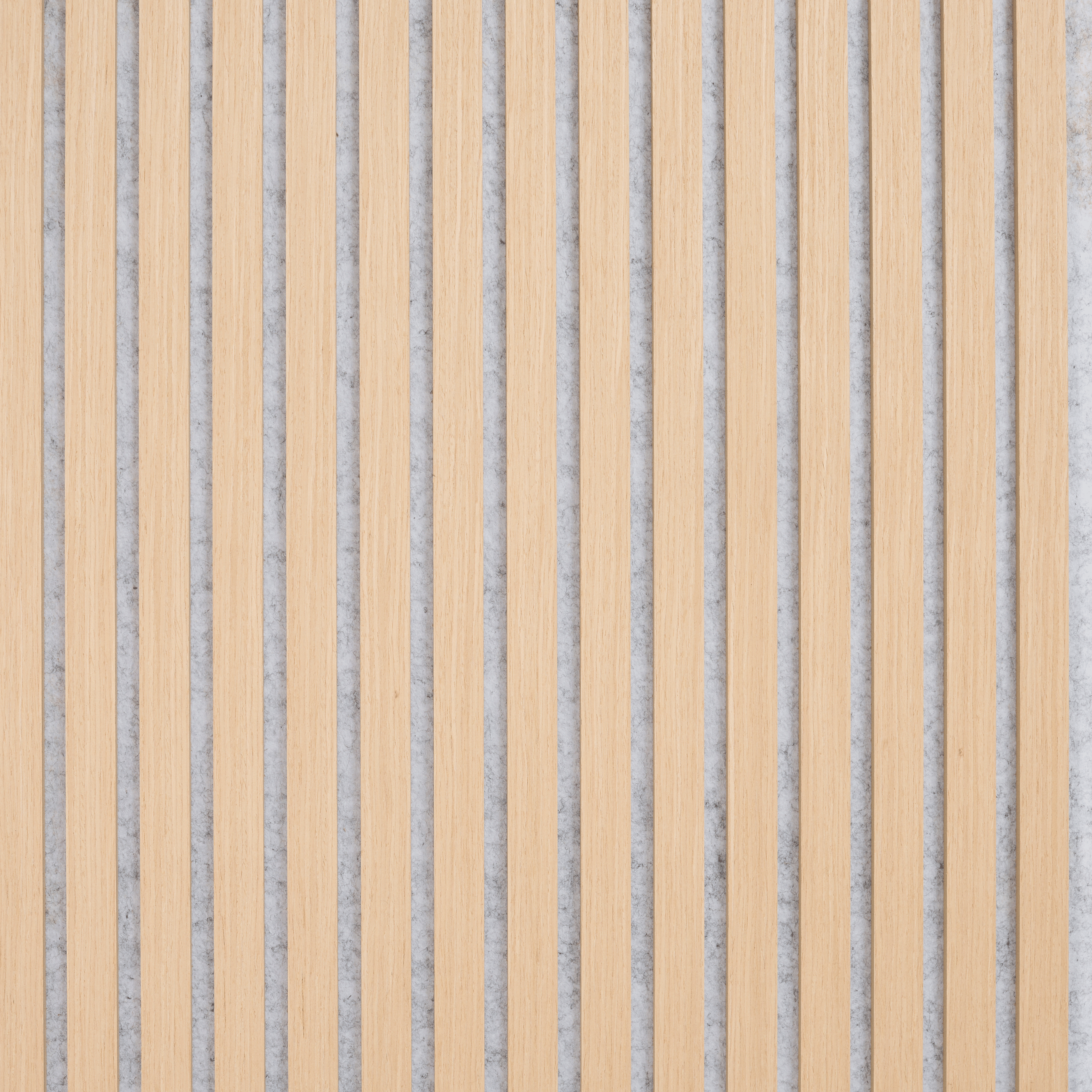 Akustikpaneele 280cm - Standard - Natürliche Eiche mit Filz Grau