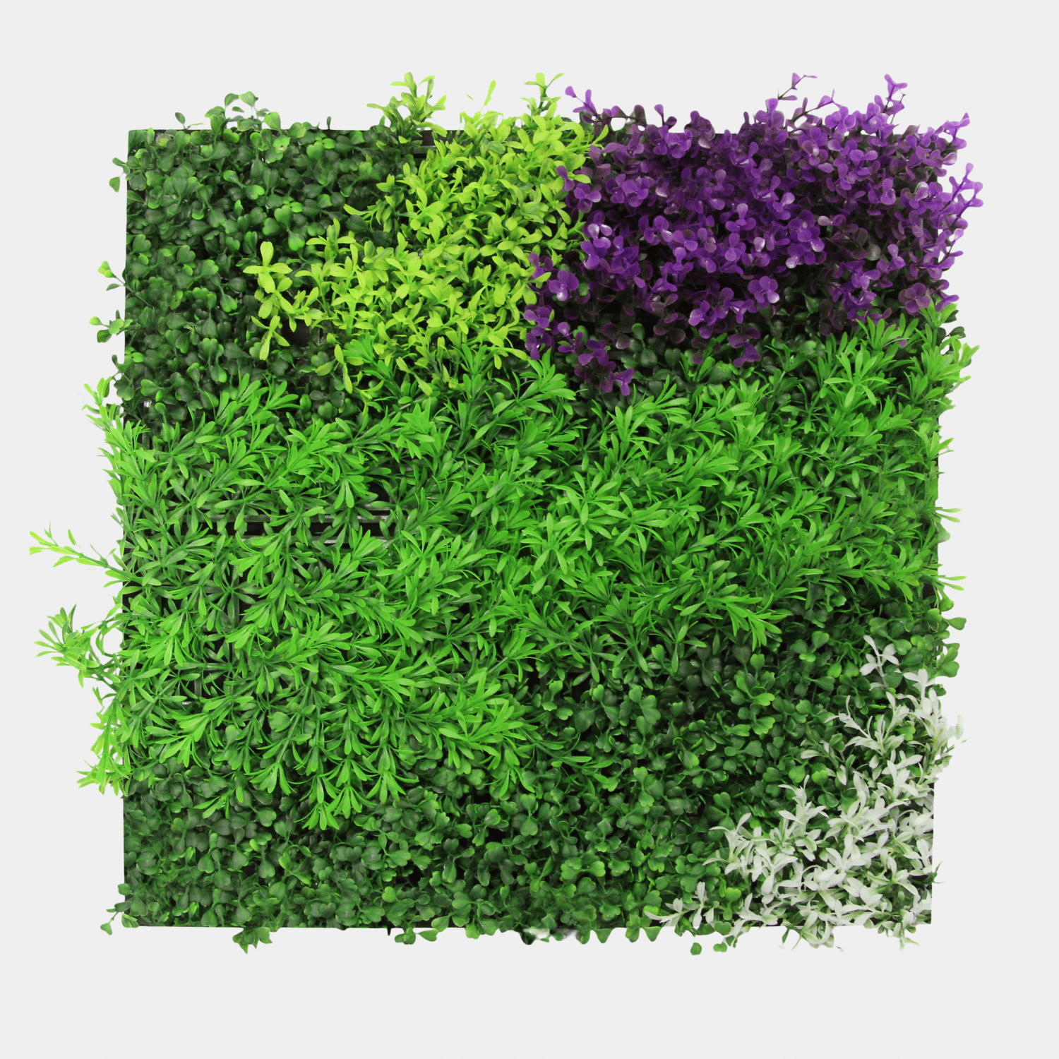 Akoestisch Plantpaneel 52x52cm - Violet Mixed Flora