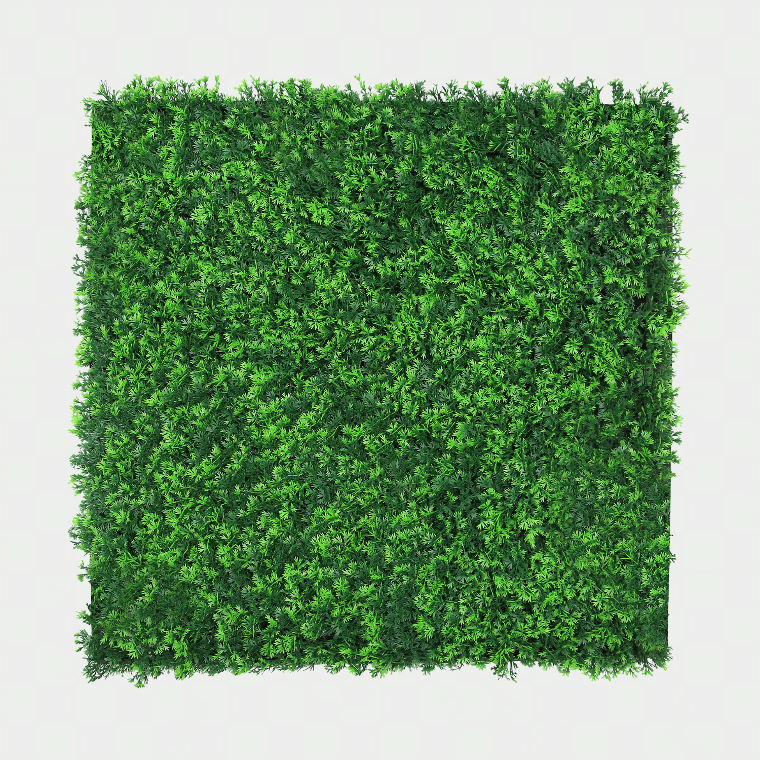 Panneau végétal acoustique 52x52cm - Herbe verte mélangée