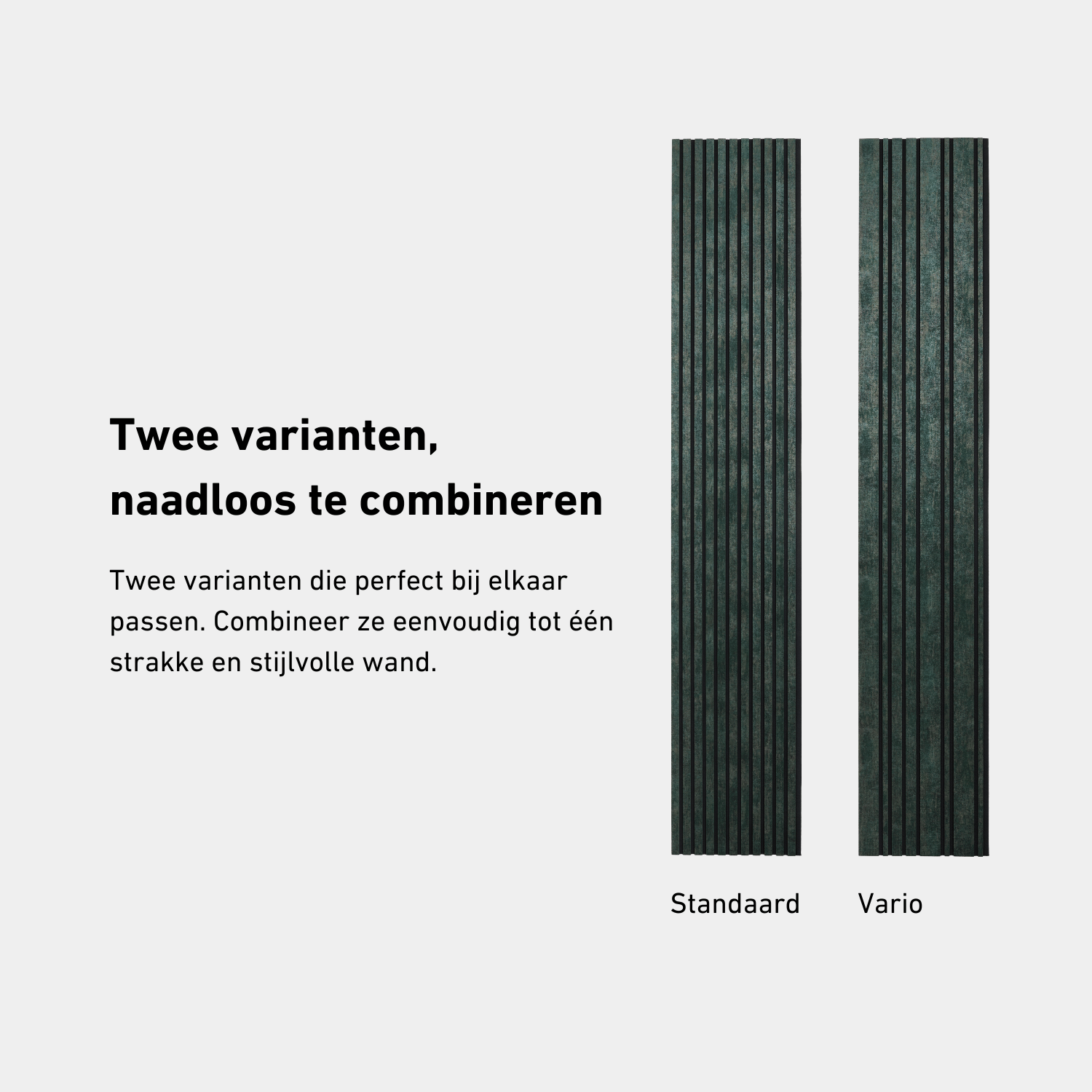 Akustikpaneele 280 cm - Standard - Velours - Malachit