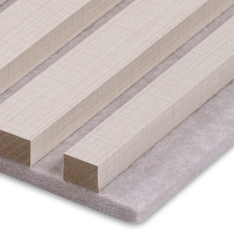 Akoestisch wandpaneel 260cm · 3-zijdig Linnen · Beige Alfa Special