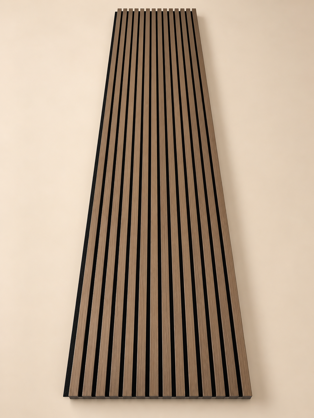 Akoestisch wandpaneel 260cm · 3-zijdig · Smoke Oak Prestige