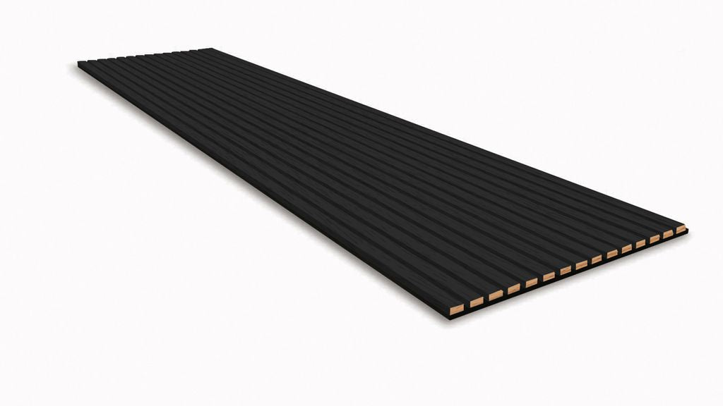 Akustikpaneele 260cm · Full Color · Schwarzes Holz